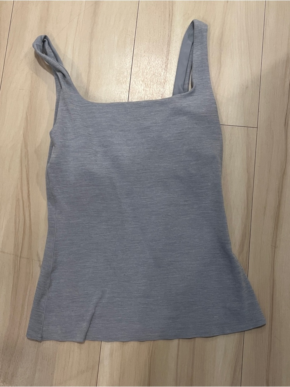 Nike Yoga Square Neck Tank Top - Grey